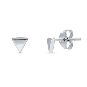 Sterling Silver Artisan earrings TRIANGLES new